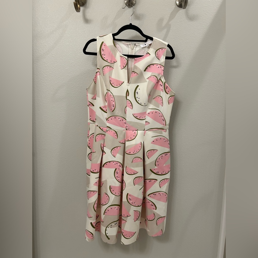 Cory Pink Watermelon Print Sleeveless Dress